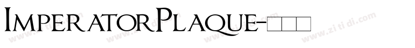 ImperatorPlaque字体转换