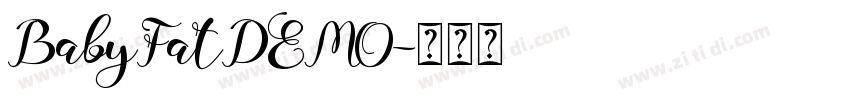 BabyFatDEMO字体转换