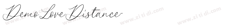 DemoLoveDistance字体转换