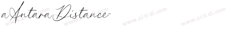 aAntaraDistance字体转换