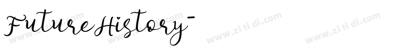 FutureHistory字体转换