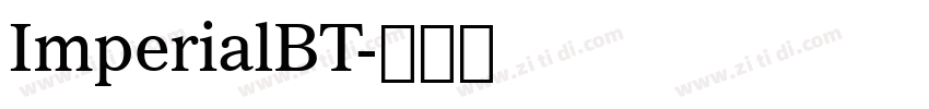 ImperialBT字体转换