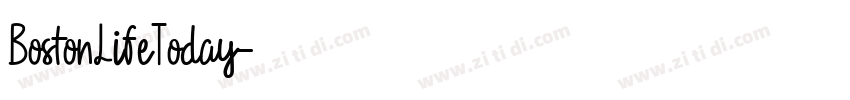BostonLifeToday字体转换