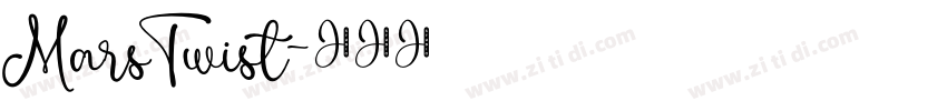MarsTwist字体转换