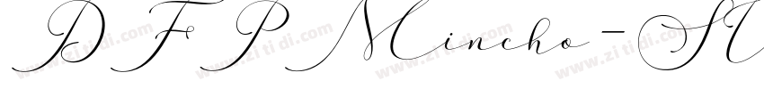DFPMincho-SU-普通(West字体转换