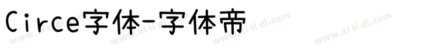 Circe字体字体转换