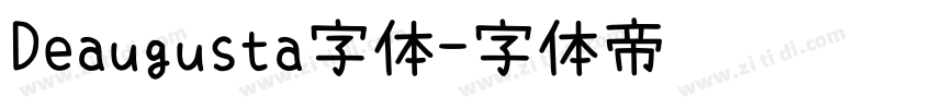 Deaugusta字体字体转换