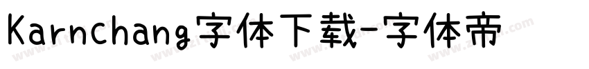 Karnchang字体下载字体转换