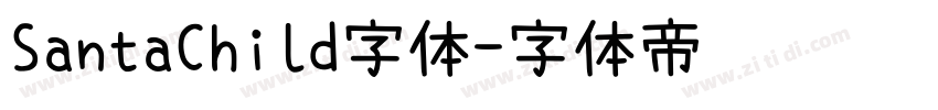SantaChild字体字体转换