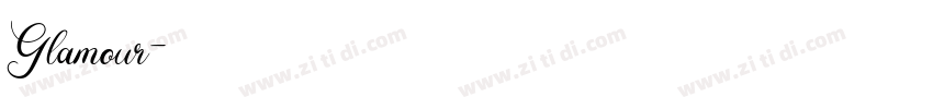 Glamour字体转换