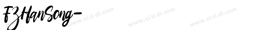 FZHanSong字体转换