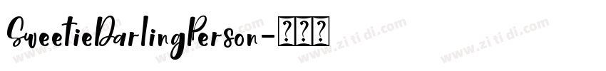 SweetieDarlingPerson字体转换
