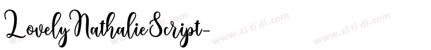 LovelyNathalieScript字体转换