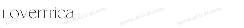 Loventica字体转换