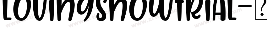 LovingSnowTrial字体转换