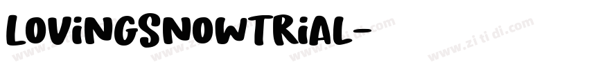 LovingSnowTrial字体转换