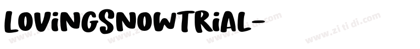 LovingSnowTrial字体转换