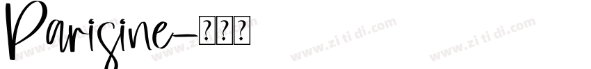Parisine字体转换