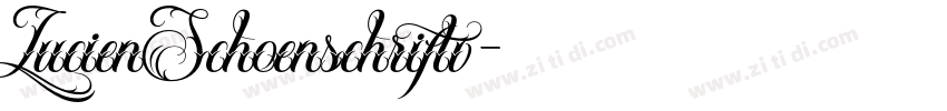 LucienSchoenschriftv字体转换