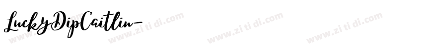 LuckyDipCaitlin字体转换