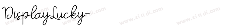 DisplayLucky字体转换