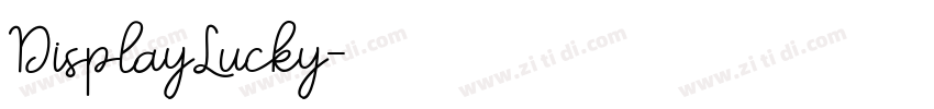 DisplayLucky字体转换
