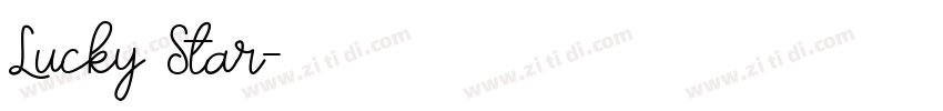 Lucky、Star字体转换
