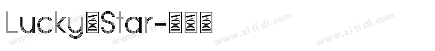 Lucky、Star字体转换