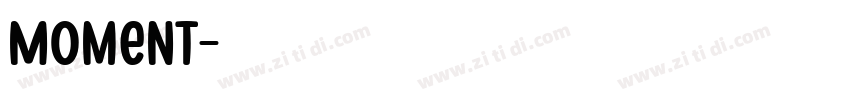 Moment字体转换