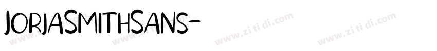 JorjaSmithSans字体转换