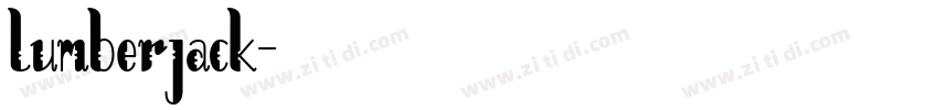 lumberjack字体转换