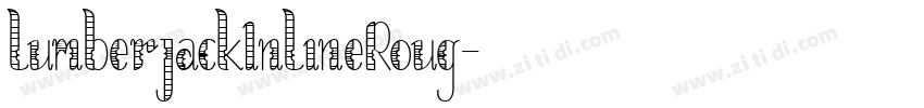 lumberjackInlineRoug字体转换
