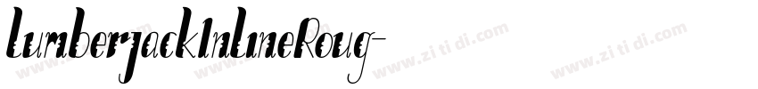 lumberjackInlineRoug字体转换