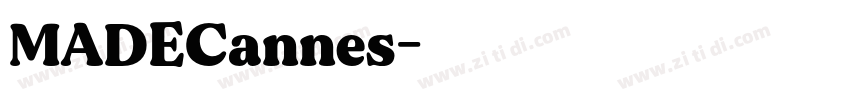 MADECannes字体转换
