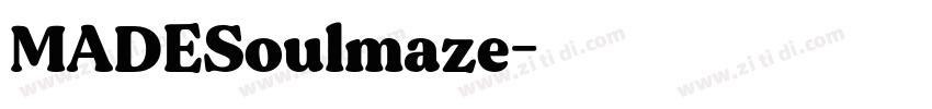 MADESoulmaze字体转换
