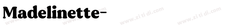 Madelinette字体转换