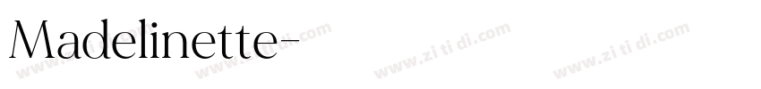 Madelinette字体转换