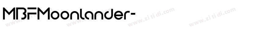 MBFMoonlander字体转换