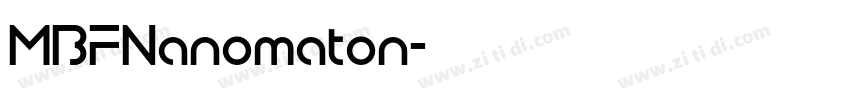 MBFNanomaton字体转换