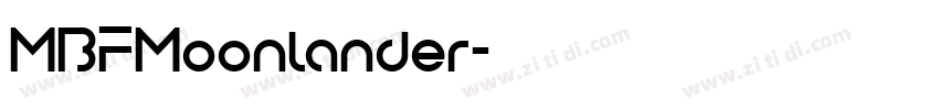 MBFMoonlander字体转换