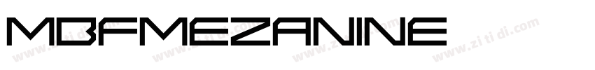 MBFMezanine字体转换