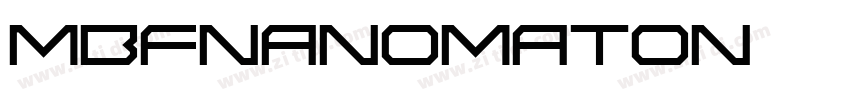 MBFNanomaton字体转换