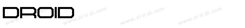 droid字体转换