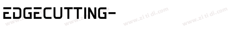 Edgecutting字体转换
