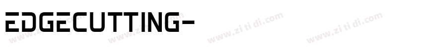Edgecutting字体转换
