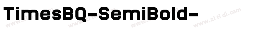 TimesBQ-SemiBold字体转换