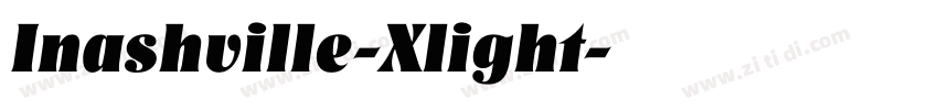 Inashville-Xlight字体转换