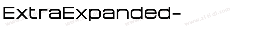 ExtraExpanded字体转换