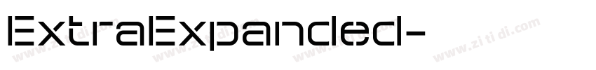ExtraExpanded字体转换