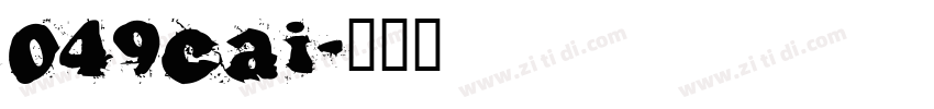 049cai字体转换
